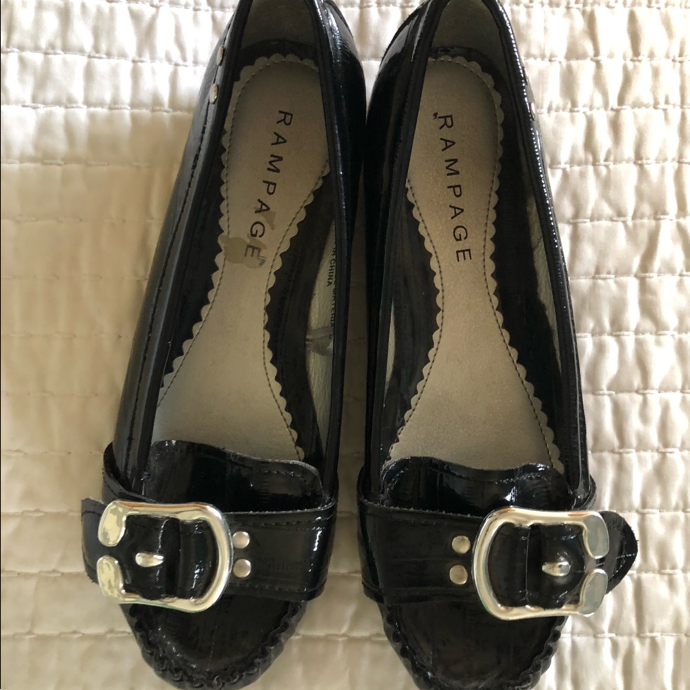Rampage Black Flats